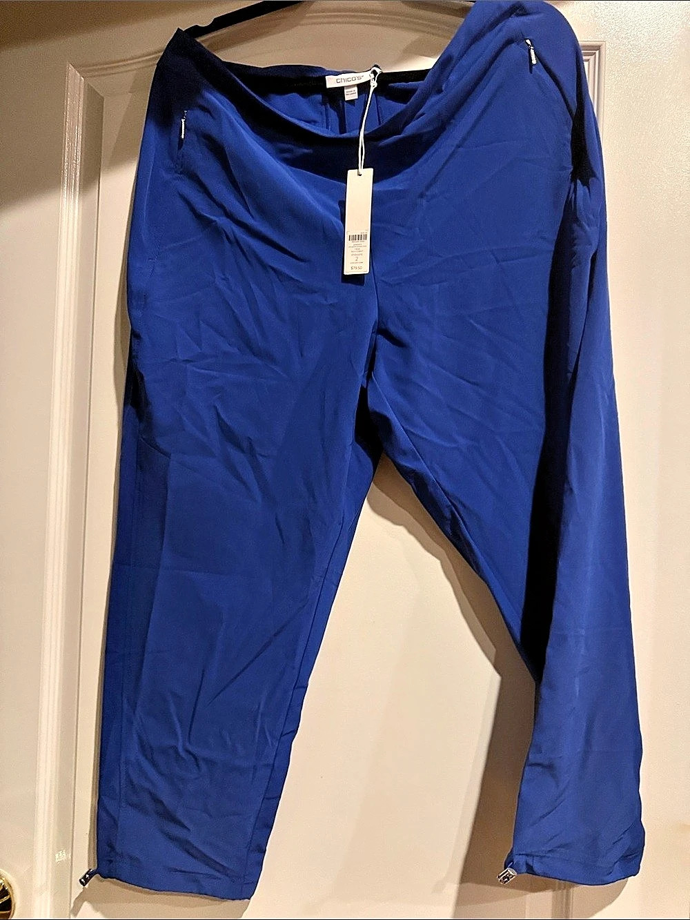 Chico's Zenergy™ Live-Inmove Crop Cropped Pants in Blue Size 2 NWT